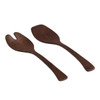 Andrew Pearce Wood Salad Servers for Large Walnut Bowl