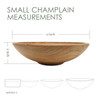 Andrew Pearce Small Champlain Classic Wooden Bowl