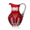 Varga Crystal Athens Raspberry Water Pitcher - 1.0 Liter