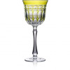 Varga Crystal Barcelona Yellow-Green Water Glass