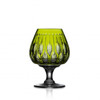 Varga Crystal Renaissance Yellow-Green Grand Brandy Glass