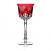 Varga Crystal Springtime Raspberry Wine Hock