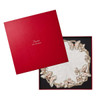 Kim Seybert Diamant Butterflies Placemat in White & Blush - Set of 2 in a Gift Box