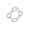 Kim Seybert Enamel Chain Link Napkin Ring - Set of 4