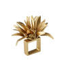 Kim Seybert Flores Napkin Ring in Gold - Set of 4