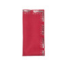 Kim Seybert Louxor Napkin in Red & Silver - Set of 4