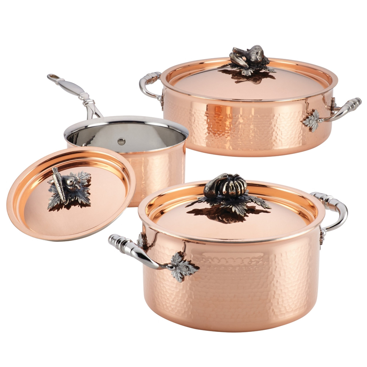 Ruffoni 6 Piece Set in Wooden Box- Copper