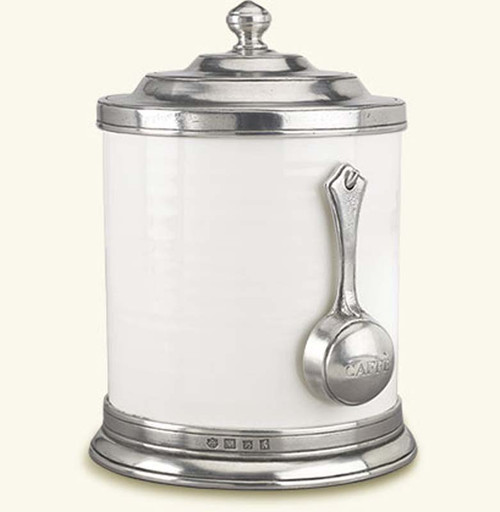 Match Pewter Glass Cookie Jar