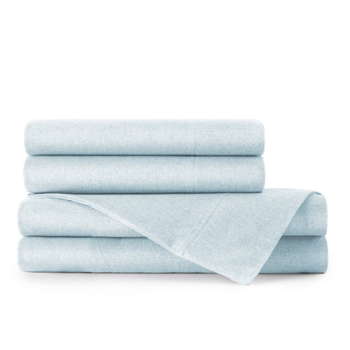 Set of 2 Blue Cinque Linen Cotton Kitchen Towels Florence - LinenMe