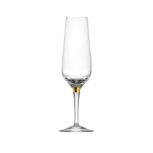 Bohemian crystal champagne flute glass (180 ml) by Moser