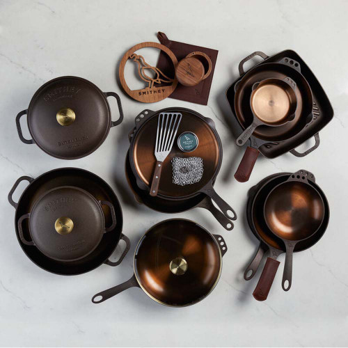 Smithey Cast Iron Chef Skillet (No. 8)