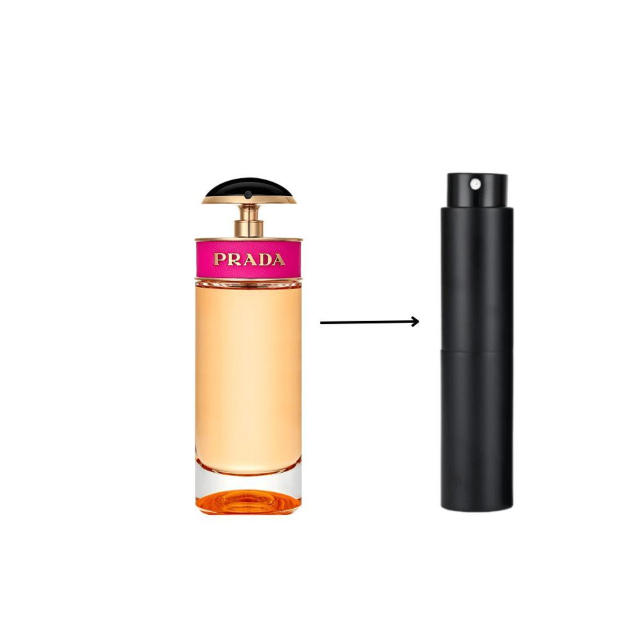 Prada Candy Eau De Parfum Spray Refillable Atomiser 10ml