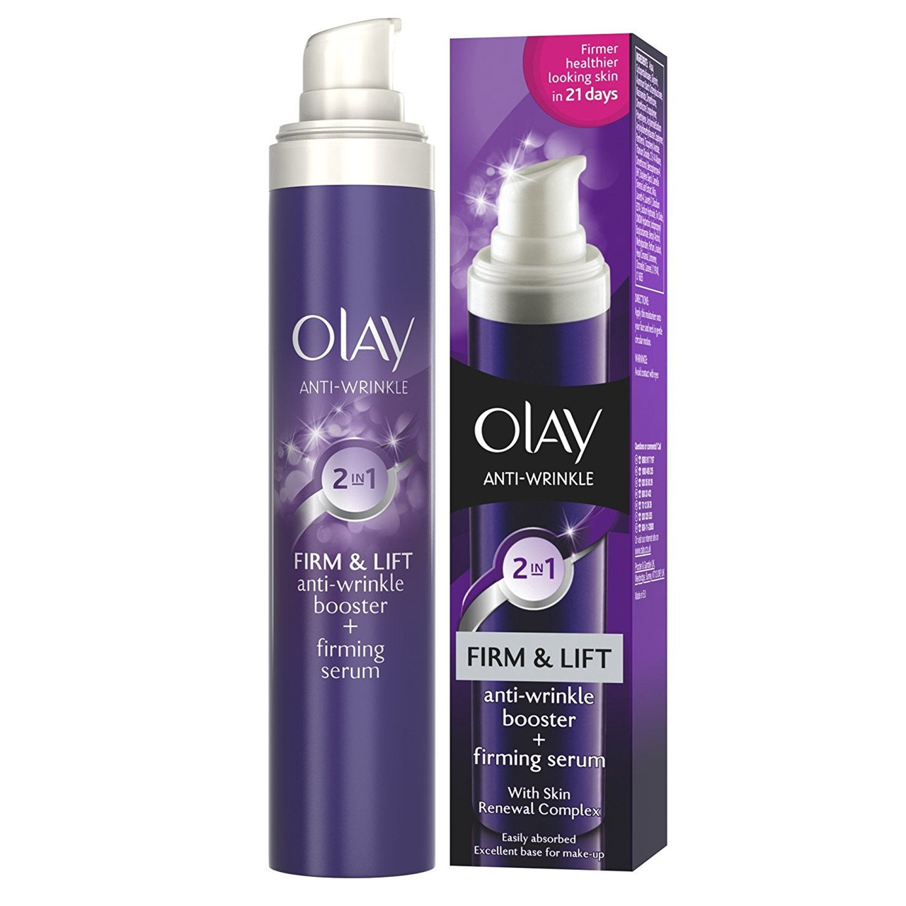 Olay Firm and Lift 2-in-1 Anti-Wrinkle Booster and Firming Serum 50 ml