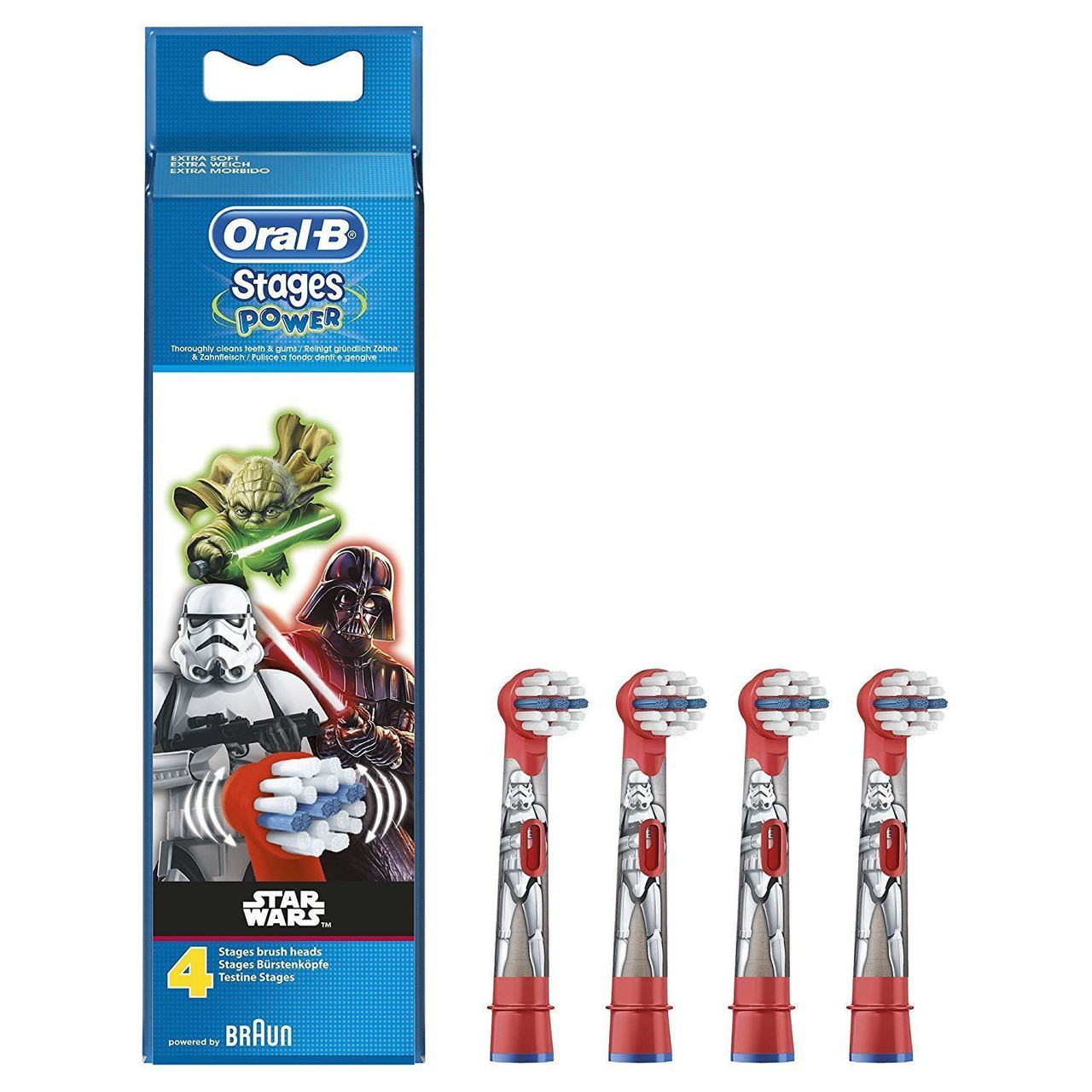 Oral-B Stages Power Star Wars Kids Replacement Toothbrush Heads
