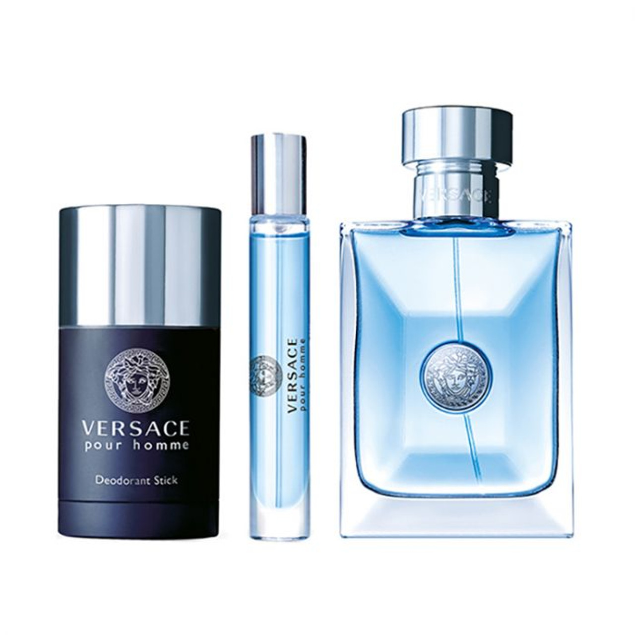 Versace Dylan Blue Pour Homme Gift Set 100ml EDT + 75ml Deodorant Stick + 10ml EDT - LookincredibleVersace8011003873555