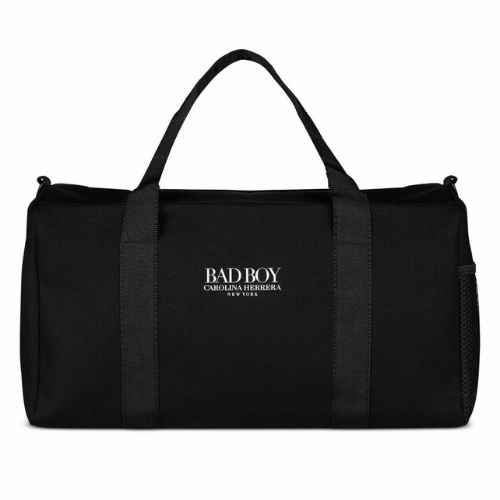 Carolina Herrera Bad Boy Men's Black Duffle/ Gym/ Travel/ Weekender Bag