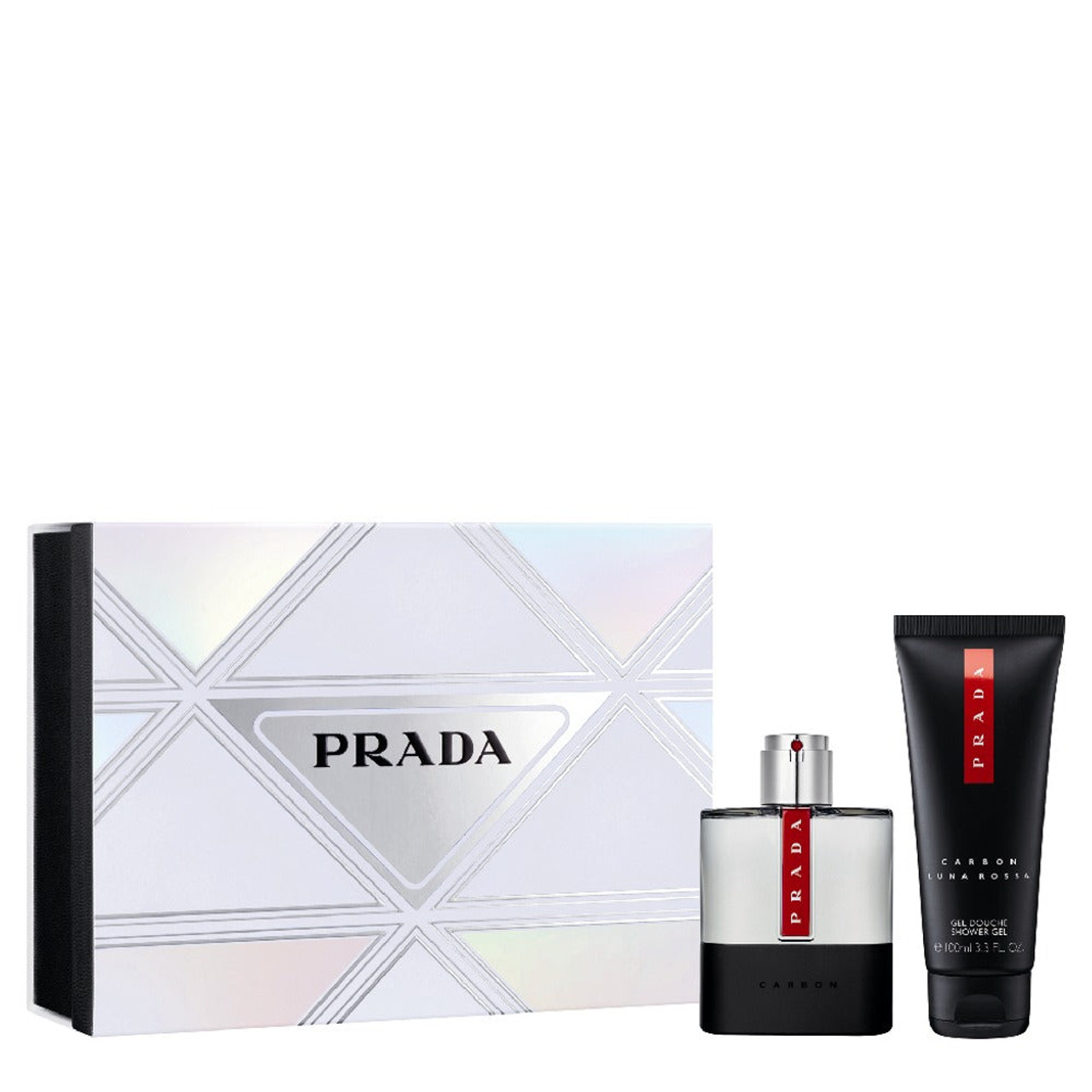 Prada Luna Rossa Carbon Gift Set 50ml  EDT + 100ml Shower Gel - Feel Gorgeous