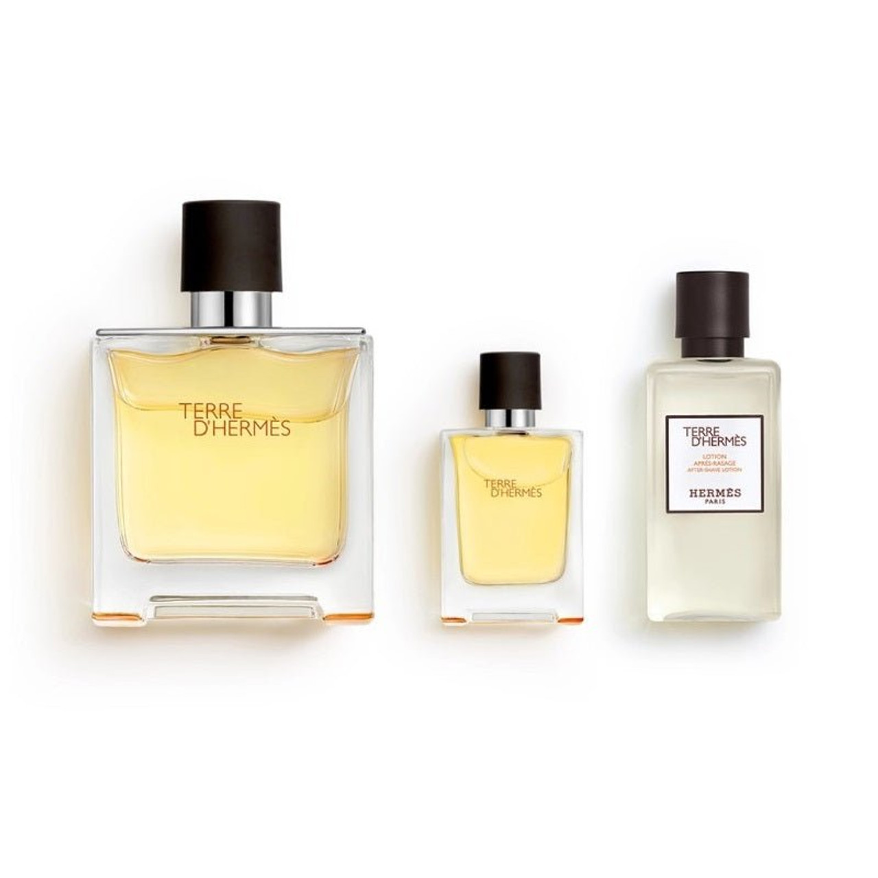 Hermes Terre D'Hermes Gift Set 75ml EDP + 12.5ml EDP + 40ml After Shave Balm - LookincredibleHermes3346130413059