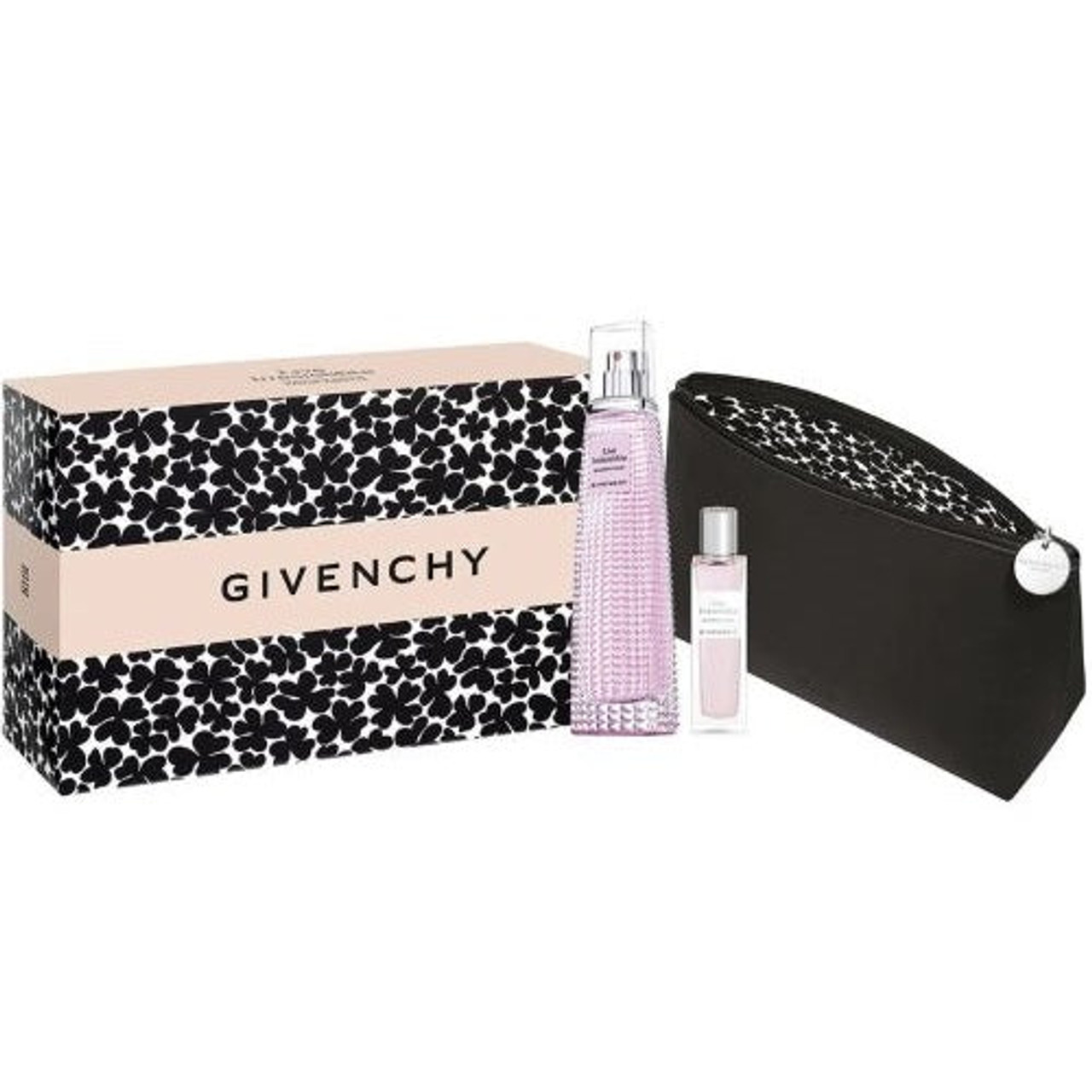 Givenchy Live Irresistible Gift Set 75ml EDT + 15ml EDT + Pouch