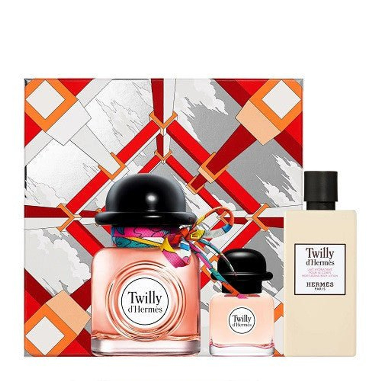 Hermes Twilly D'hermes Gift Set 85ml EDP + 7.5ml EDP + 80ml Body Lotion - LookincredibleHermes3346133202544
