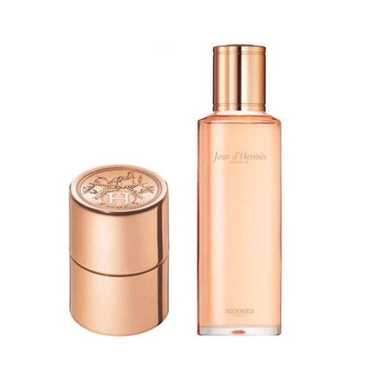 Hermes Jour d'Hermes Absolu Gift Set 125ml EDP Refill + 10ml EDP Refillable Purse Spray - Feel Gorgeous