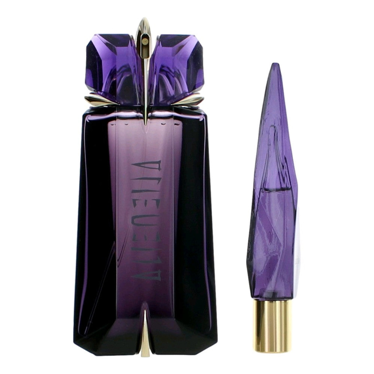 Mugler Alien Gift Set 90ml Refillable EDP + 10ml EDP