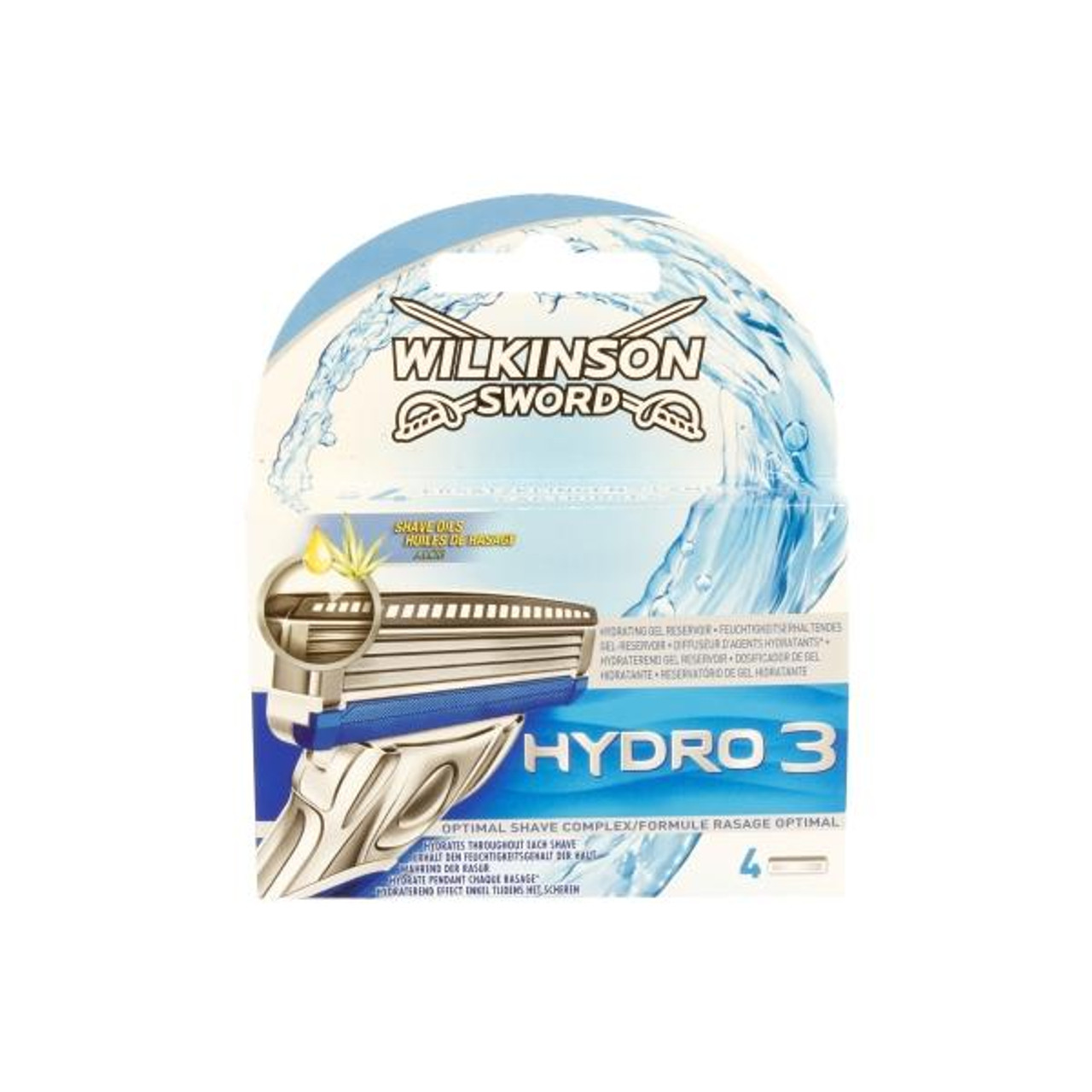 Wilkinson Sword Aloe Hydro 3 Blades Refill (Pack of 4)