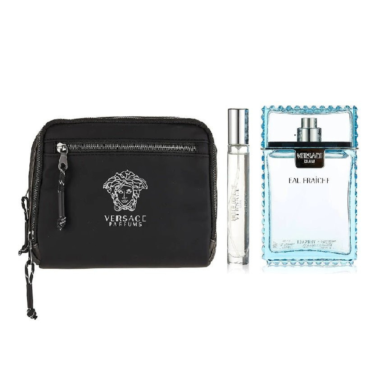 Versace Man Eau Fraiche Gift Set 100ml EDT + 10ml EDT + Bag - LookincredibleVersace8011003876822