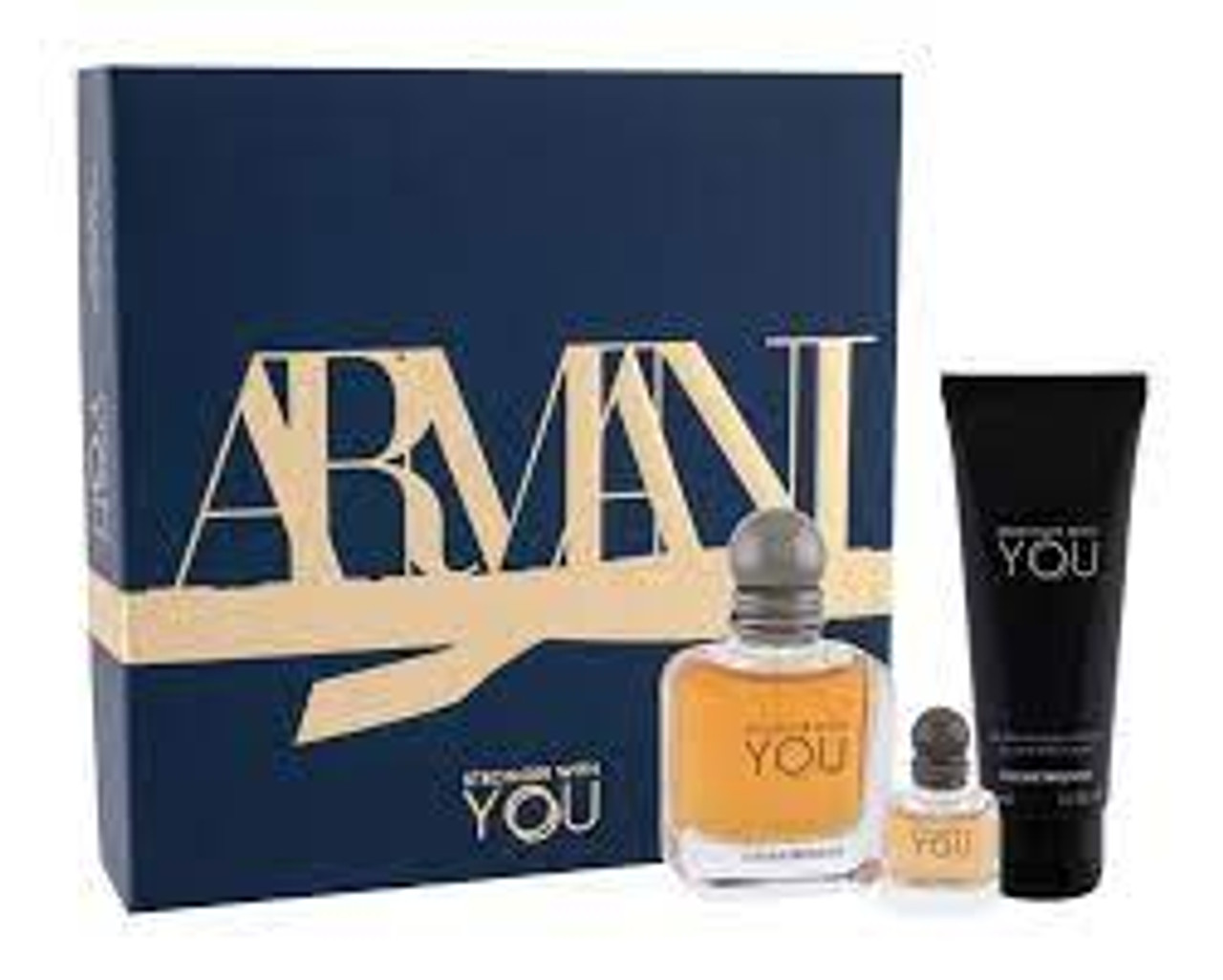 Giorgio Armani Stronger With You Gift Set 50ml EDT + 75ml Shower Gel + 7ml EDT