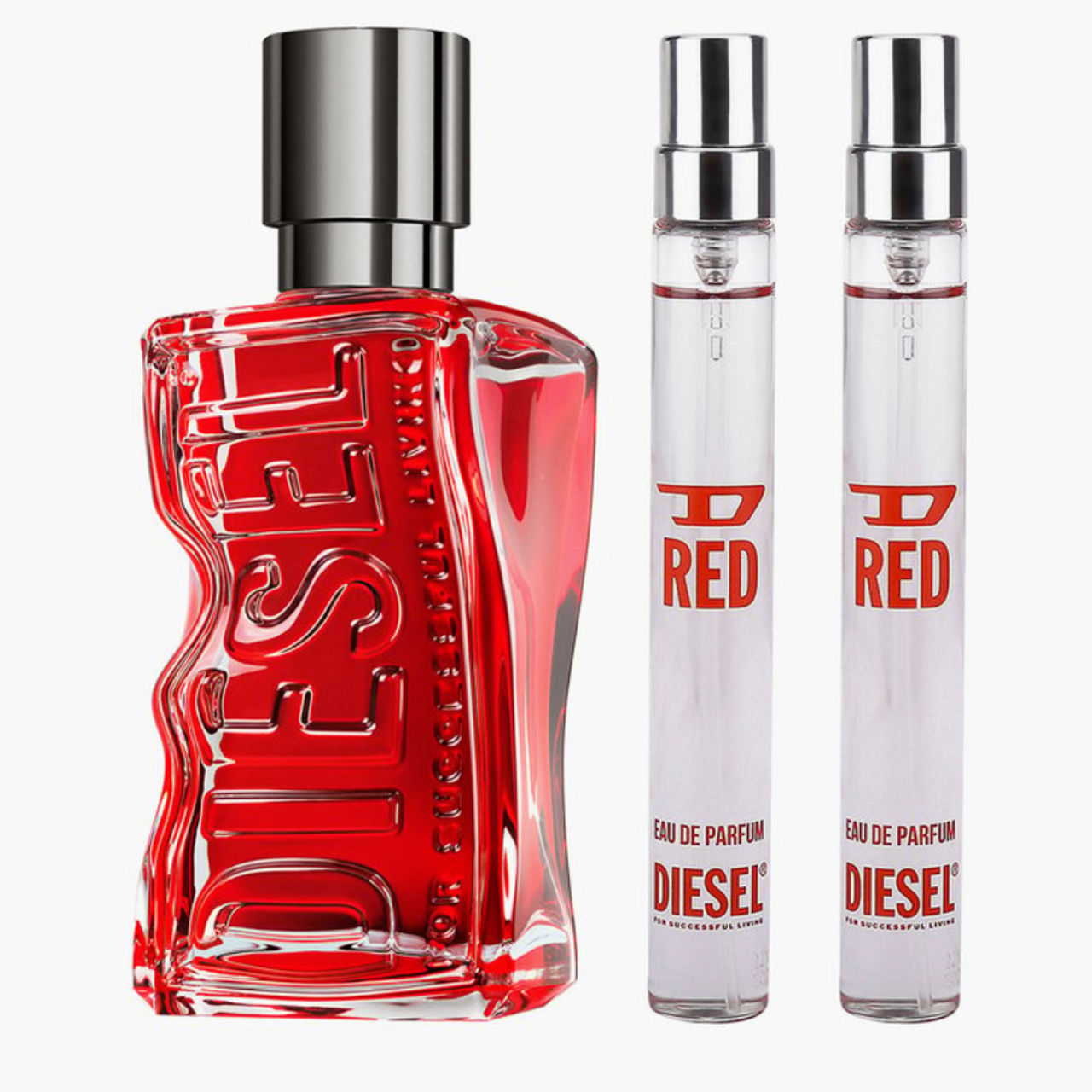 Diesel D Red Giftset EDP 100ml + EDP 2X10 ml