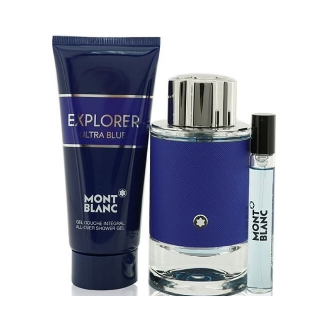 Mont Blanc Explorer Ultra Blue Gift Set 100ml EDP + 7.5ml Travel Spray + 100ml Shower Gel Mont Blanc Explorer Ultra Blue Gift Set 100ml EDP + 7.5ml Travel Spray + 100ml Shower Gel