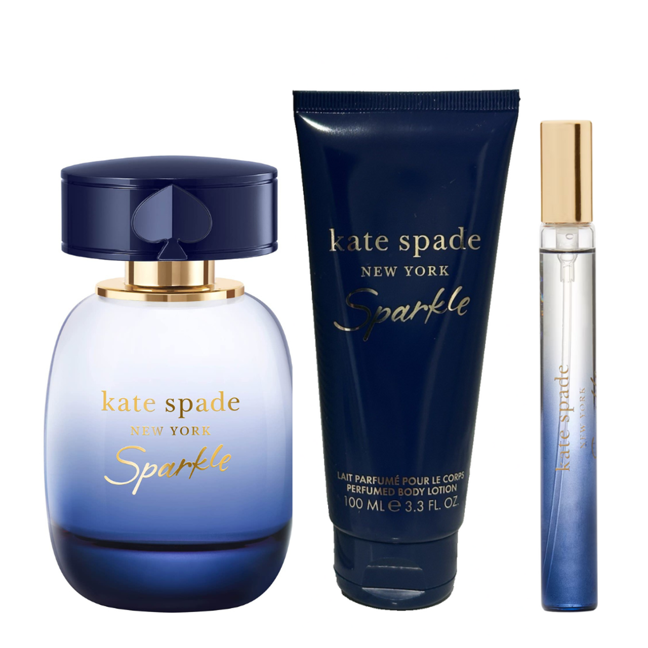 Kate Spade Sparkle Gift Set EDP 100ml  + Body Lotion 100ml  + EDP 7.5ml