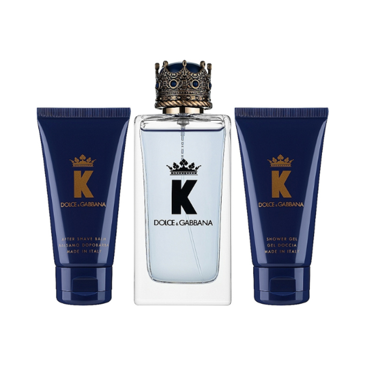 Dolce & Gabbana K Gift Set EDT 100ml + Shower Gel 50ml + After Shave Balm 50ml