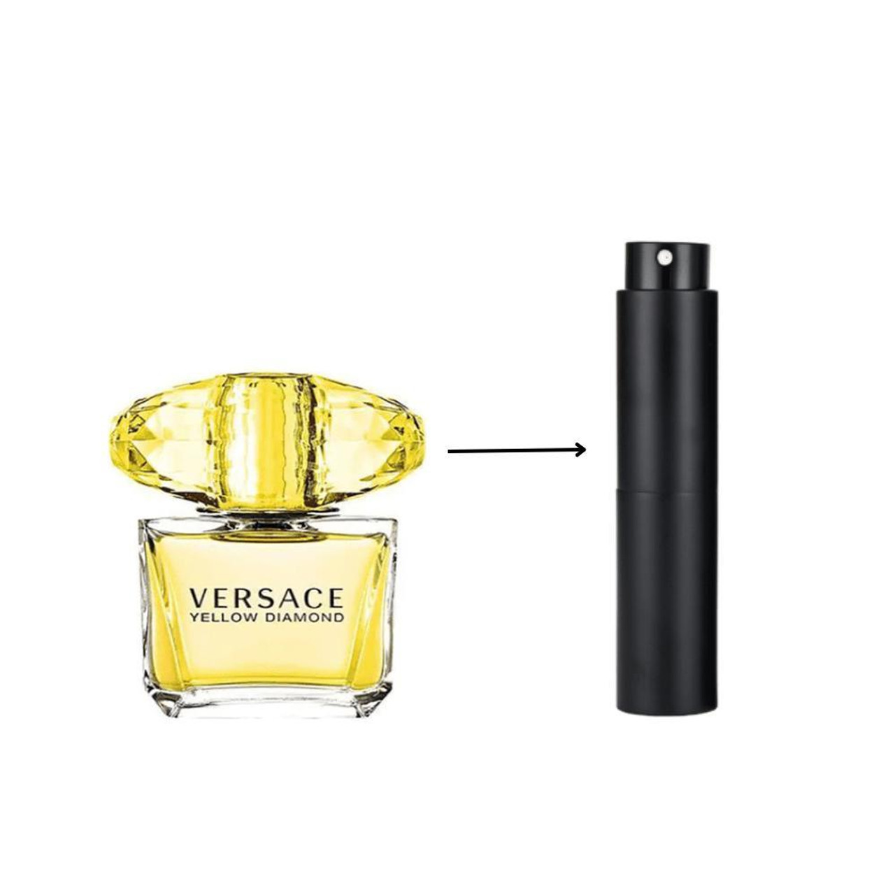Versace Yellow Diamond Eau De Toilette Spray Refillable Atomiser 10ml