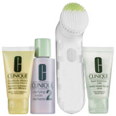 Clinique Sonic System Purifying Cleansing Brush 4 Piece Set