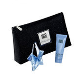 Mugler Angel Refillable Gift Set: 25ml EDP + 50ml Body Lotion + Pouch - Feel Gorgeous
