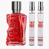 Diesel D Red Giftset EDP 100ml + EDP 2X10 ml
