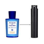 Acqua Di Parma Blu Mediterraneo Arancia Di Capri Eau De Toilette Spray Refillable Atomizer 10ml