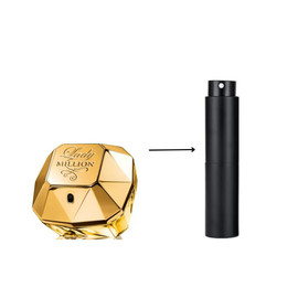Paco Rabanne Lady Million Eau De Parfum Spray Refillable Atomiser 10ml Paco Rabanne Lady Million Eau De Parfum Spray Refillable Atomiser 10ml