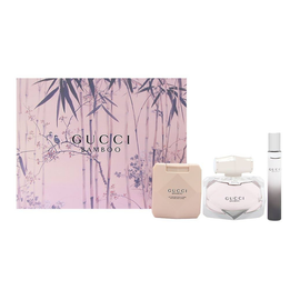 Gucci Bamboo Gift Set 75ml EDP + 100ml Body Lotion + 7.4ml Roller Ball