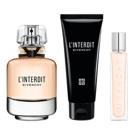 Givenchy L'interdit Gift Set 80ml EDP + Body Lotion 75ml + 15ml EDP