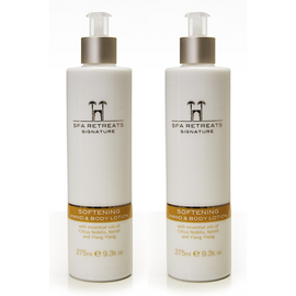 Spa Retreats Signature Softening Hand & Body Lotion 275ml (Set of 2)