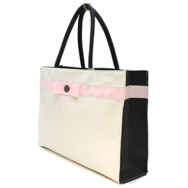 Guerlain La Petite Robe Noir Black & White Shopping Tote Bag