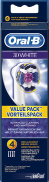 Oral-B 3D White Electric Toothbrush Heads (4 Refills)