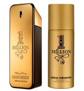 Paco Rabanne One Million 100ml Parfum + 150ml Deodorant Spray - LookincrediblePaco Rabanne3349668599820 Paco Rabanne One Million 100ml Parfum + 150ml Deodorant Spray - LookincrediblePaco Rabanne3349668599820