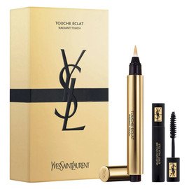 Yves Saint Laurent Set: Touche Eclat No.2 + Mini Volume Mascara - Feel Gorgeous