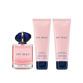 Giorgio Armani My Way Gift Set 50ml EDP Spray + 75ml Body Lotion + 75ml Shower Gel - LookincredibleGiorgio Armani3614273613514 Giorgio Armani My Way Gift Set 50ml EDP Spray + 75ml Body Lotion + 75ml Shower Gel - LookincredibleGiorgio Armani3614273613514