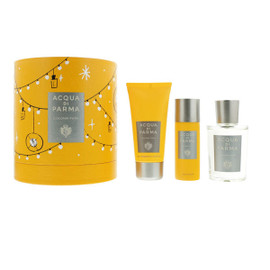Acqua Di Parma Colonia Pura 3 Piece Gift Set: EDC 100ml + Shower Gel 75ml + Deodorant Spray 50ml - Feel Gorgeous