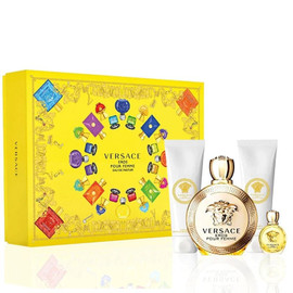 Versace Eros Pour Femme Gift Set 100ml EDP + 100ml Shower Gel + 100ml Body Lotion + 5ml EDP - LookincredibleVersace8011003873456 Versace Eros Pour Femme Gift Set 100ml EDP + 100ml Shower Gel + 100ml Body Lotion + 5ml EDP - LookincredibleVersace8011003873456