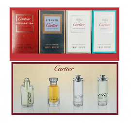 Cartier Miniatures For Men Gift Set 4ml Declaration EDT + 5ml L'Envol EDP + 5ml Eau De Cartier EDT + 5ml Eau De Cartier Concentrée EDT Cartier Miniatures For Men Gift Set 4ml Declaration EDT + 5ml L'Envol EDP + 5ml Eau De Cartier EDT + 5ml Eau De Cartier Concentrée EDT